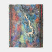 Dragon in the Clouds Fleece Deken (Voorkant)