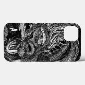 Dragon 'initiaal' iPhone hoesje (Achterkant (horizontaal))