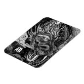 Dragon 'initialen premium magnenet' magneet (Linkerzijde)