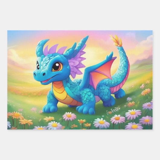 Dragon Inpakpapier Vel (Voorkant 2)