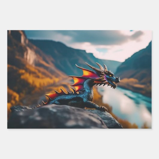 Dragon Inpakpapier Vel (Voorkant 3)