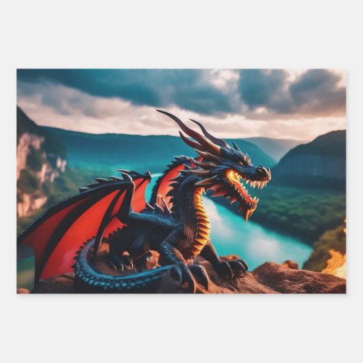 Dragon Inpakpapier Vel (Voorkant 2)