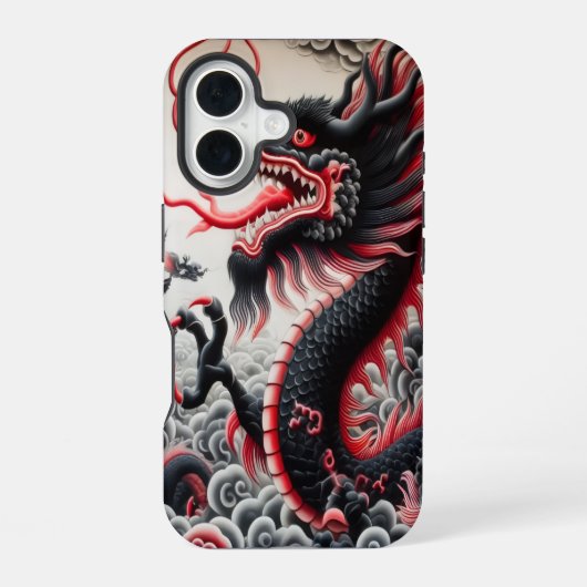 Dragon iPhone Case 16 Hoesje (Achterkant)