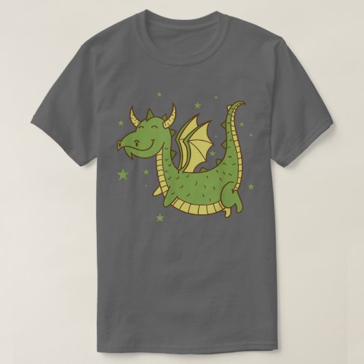 Dragon is blij met geweldige Creature Fire Fairy T T-shirt (Design voorkant)