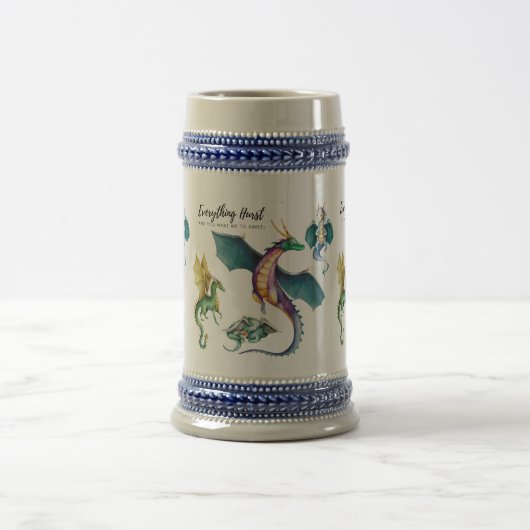 Dragon is een reptielachtig legendarisch bierpul (Center)