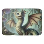 Dragon Jabberwocky Schattigee Fantasy Creature Art Badmat (Voorkant)