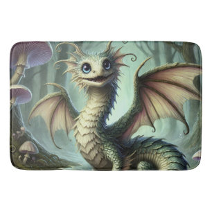 Dragon Jabberwocky Schattigee Fantasy Creature Art Badmat