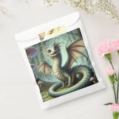 Dragon Jabberwocky Schattigee Fantasy Creature Art Bedankzakje (Gezegeld)