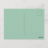 Dragon Jabberwocky Schattigee Fantasy Creature Art Briefkaart (Achterkant)