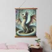 Dragon Jabberwocky Schattigee Fantasy Creature Art Hangend Wandkleed (Slaapkamer)