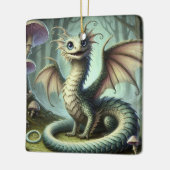 Dragon Jabberwocky Schattigee Fantasy Creature Art Keramisch Ornament (Links)