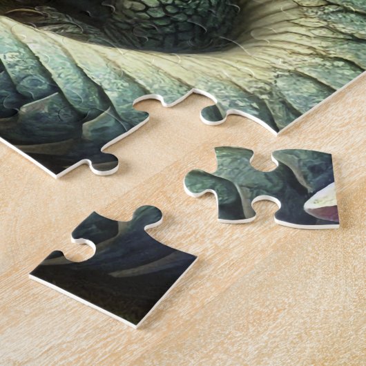 Dragon Jabberwocky Schattigee Fantasy Creature Art Legpuzzel (Zijkant)