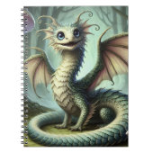 Dragon Jabberwocky Schattigee Fantasy Creature Art Notitieboek (Voorkant)