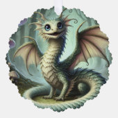 Dragon Jabberwocky Schattigee Fantasy Creature Art Ornament Kaart (Voorkant)