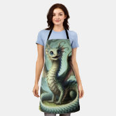 Dragon Jabberwocky Schattigee Fantasy Creature Art Schort (Gedragen)