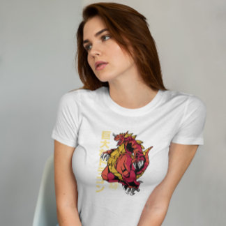 Dragon Japanse monster Anime T-shirt