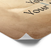 Dragon - je dromen zijn het kompas poster (Hoek)