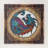 Dragon Jigzaag Puzzle Legpuzzel (Horizontaal)