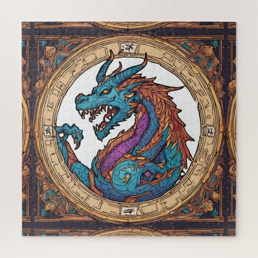Dragon Jigzaag Puzzle Legpuzzel (Verticaal)