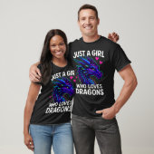 Dragon Just A Girl Who Loves Dragons T-shirt (Unisex)