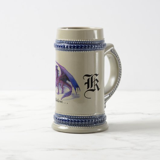 dragon K stein Bierpul (Voorkant rechts)