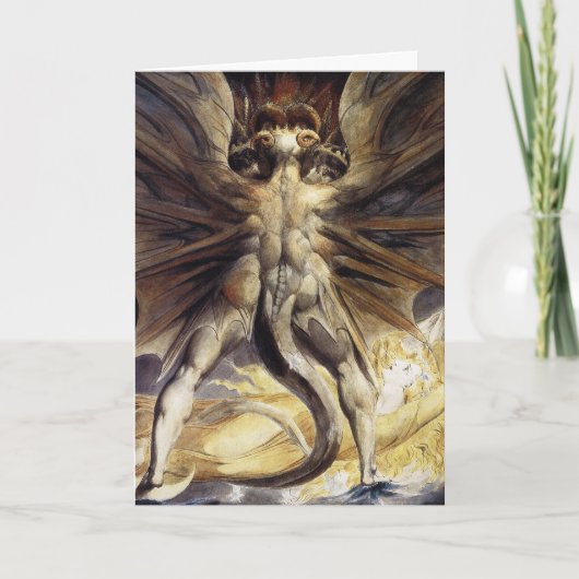 Dragon Kaart / Halloween Feestuitnodiging (Voorkant)