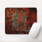 Dragon Kanji Year of the Dragon Art Mousepad Muismat (Met muis)