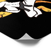 Dragon Karate Samurai Lizard Bearded Drago Poster (Hoek)