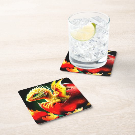 Dragon Kartonnen Onderzetters (Insitu)