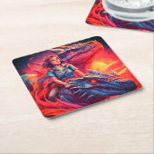 Dragon Kartonnen Onderzetters (Schuin)