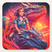 Dragon Kartonnen Onderzetters (Voorkant)