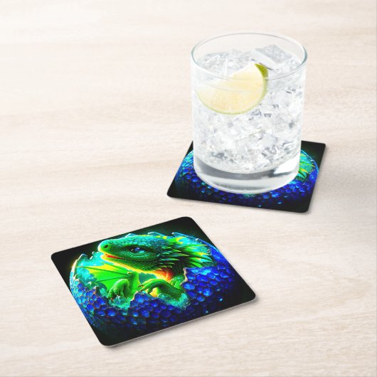 Dragon Kartonnen Onderzetters (Insitu)