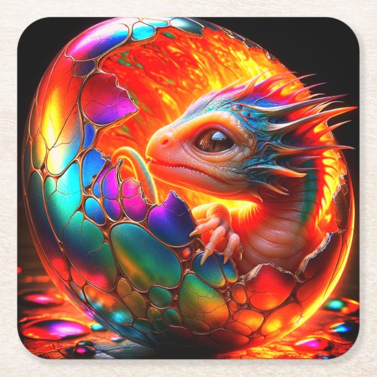 Dragon Kartonnen Onderzetters (Voorkant)