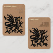 Dragon - Kartonnen Visitekaartje (Voorkant / Achterkant)