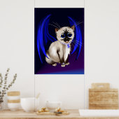 Dragon Kat Poster (Keuken)