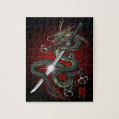 Dragon katana3 legpuzzel (Verticaal)