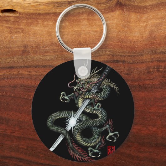 Dragon katana3 sleutelhanger (Voorkant)