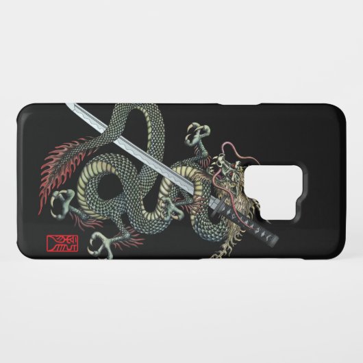 Dragon katana Case-Mate samsung galaxy hoesje (Achterkant (horizontaal))