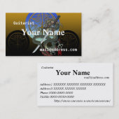 Dragon katana Uesugi Visitekaartje (Voorkant / Achterkant)