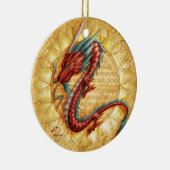 Dragon Keramisch Ornament (Rechts)