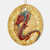Dragon Keramisch Ornament (Links)
