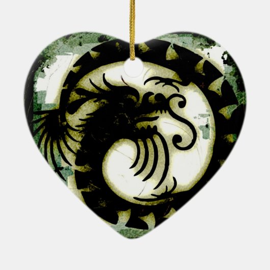 Dragon Keramisch Ornament (Achterkant)