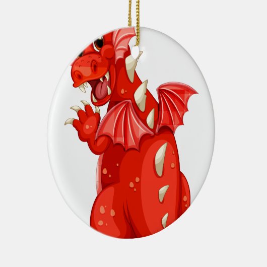 Dragon Keramisch Ornament (Rechts)