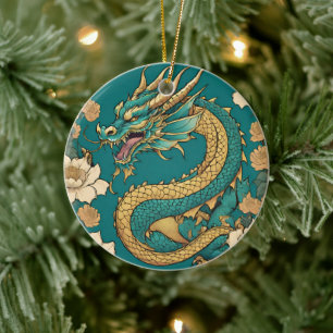 Dragon keramisch Ornament