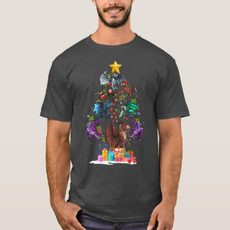 Dragon kerstboom Funny Lover Xmas T-shirt