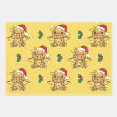 Dragon Kerstmis Winter Dieren Vakantie Draken Inpakpapier Vel (Voorkant)