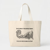 Dragon Ketchup 2 Grote Tote Bag (Voorkant)