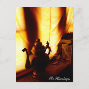 Dragon Kettle, Buddhist Temple, Offerings / Ladakh Briefkaart