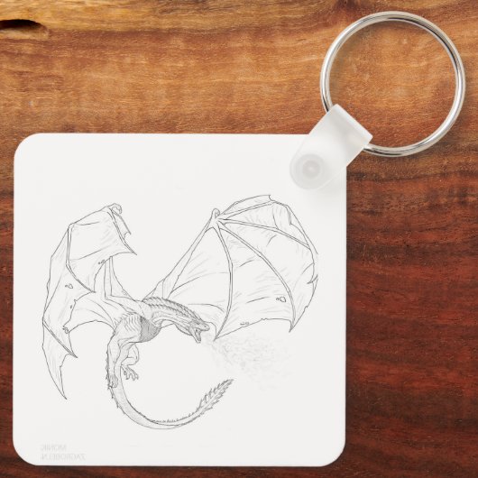 Dragon Keychain (Achterkant)