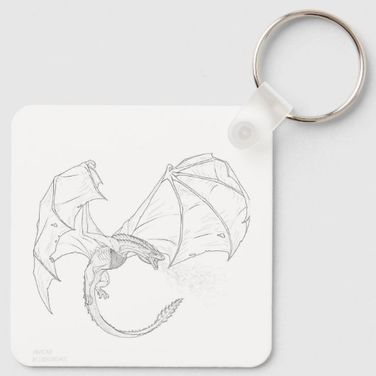 Dragon Keychain (Achterkant)